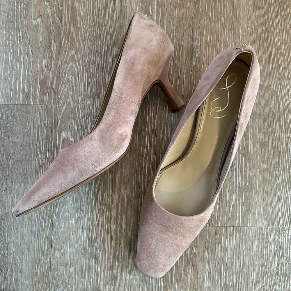 Sam Edelman Rika Suede Kitten Heels